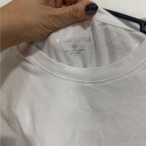 Women's White Fabletics Tee - Picture 3 of 5